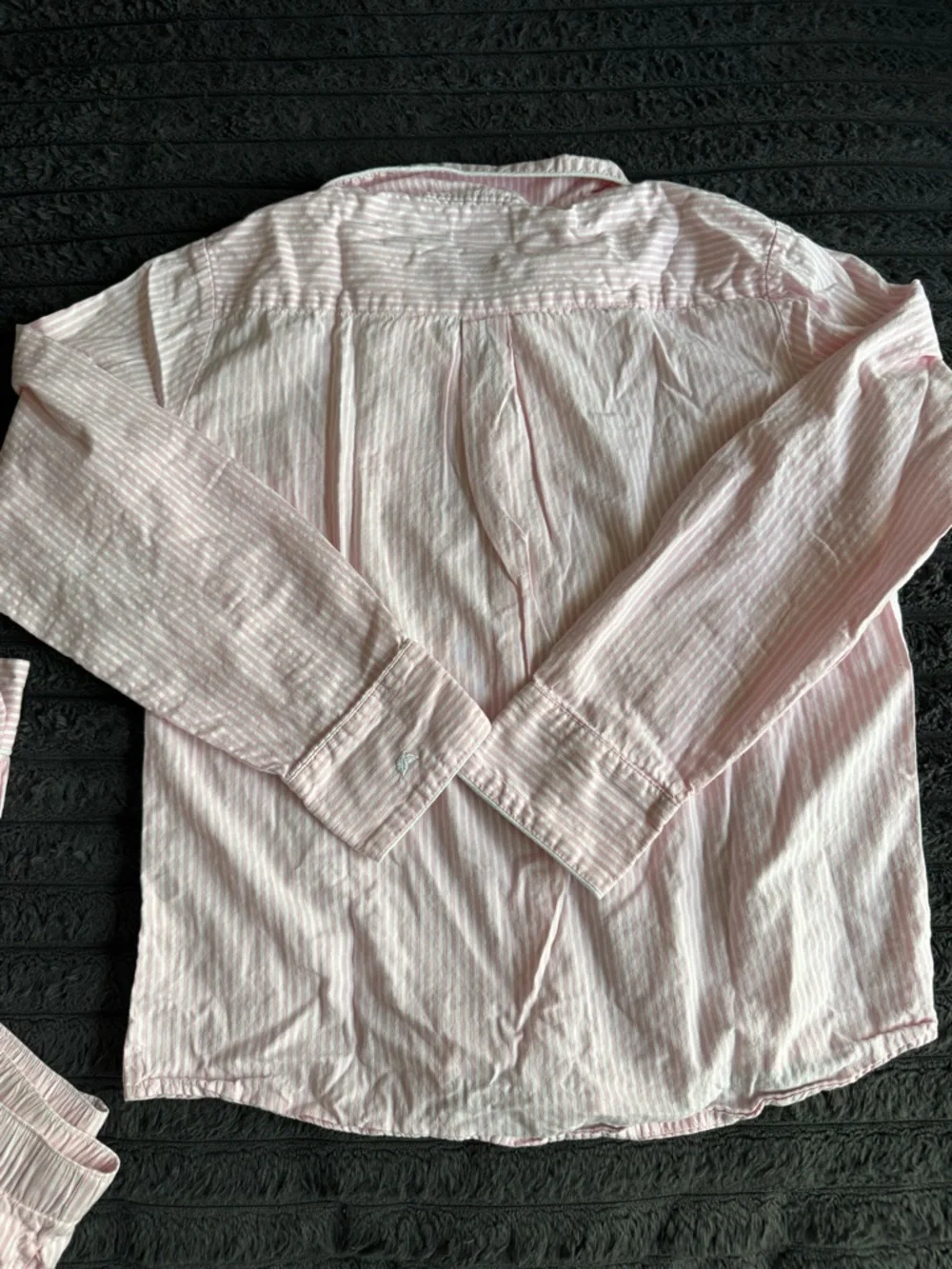 Classic Pink Stripe Pajama Set - Women - Picture 6 of 12